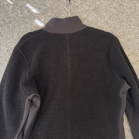 Lululemon Tundra Trek 1/2 Zip Black Sherpa Fleece Pullover Jacket Size S - Picture 12 of 16